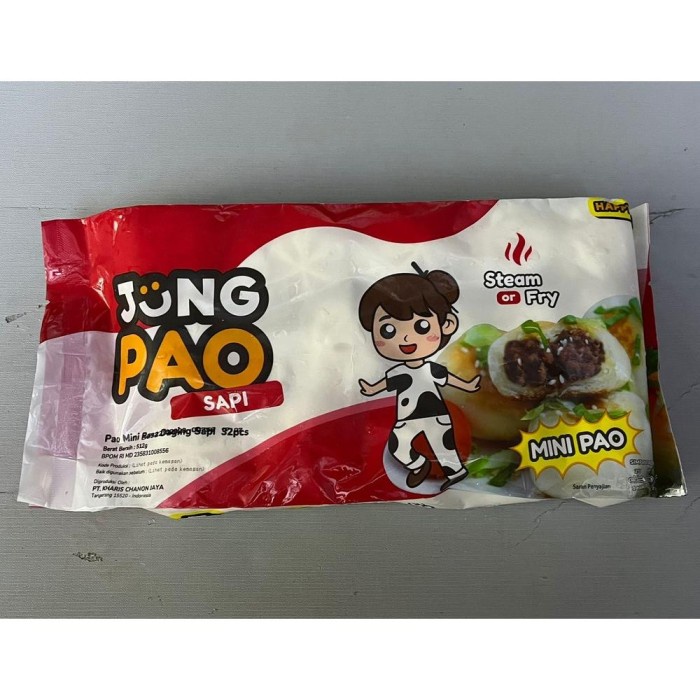 

Mini Pao Bakpao Jung Pao Rasa Cokelat, Sapi 512Gr - Sapi