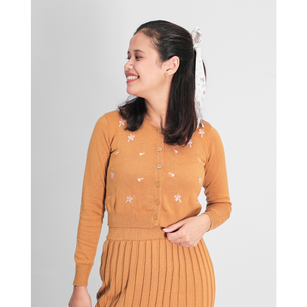 Fleuria Cardigan Caramel