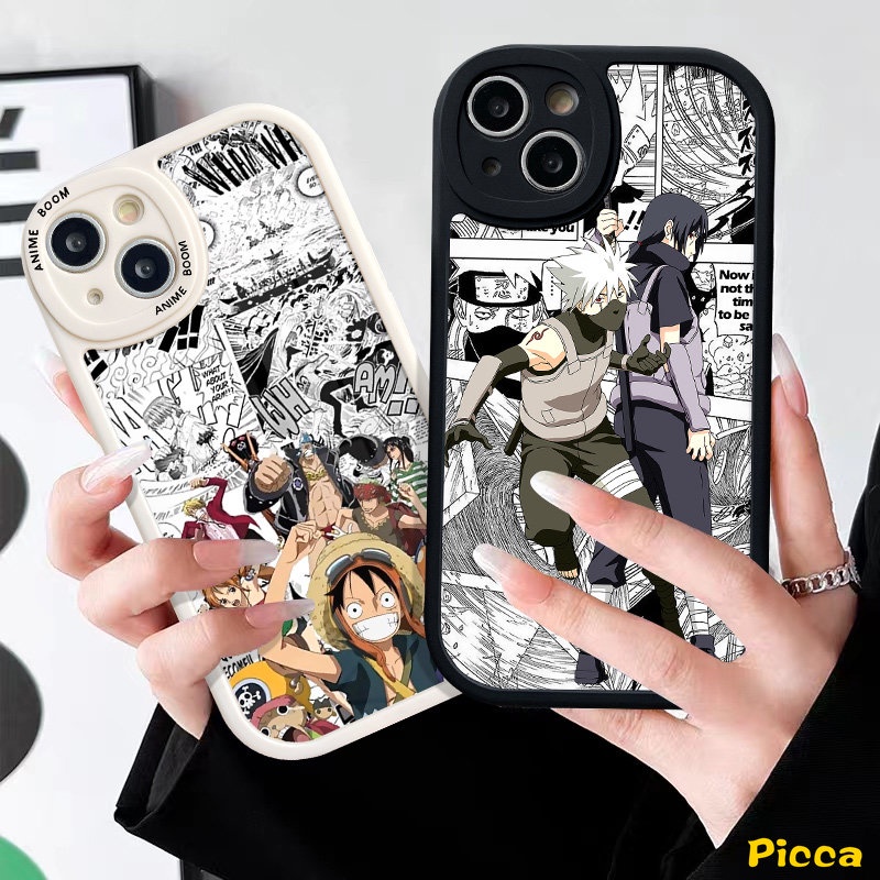 Fashion Anime Kartun One Piece Naruto Luffy Phone Case Untuk Infinix Smart 6 5 Hot 10 10s 11 10T 11s 9mainkan Panas 10T 11 10 Lite 10s 11s Infinix Note8 Lembut Tpu Penutup Belakang