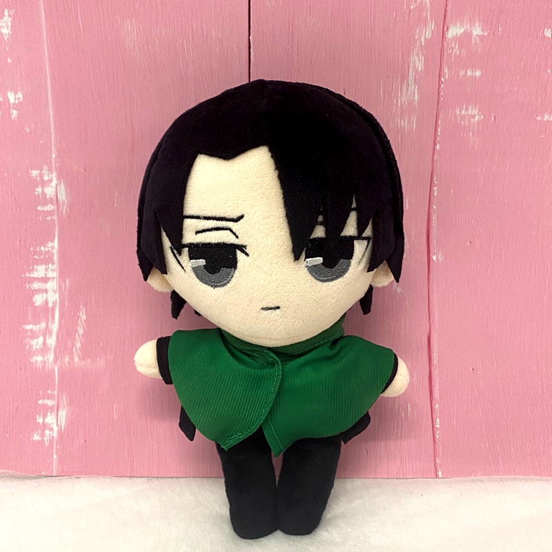 Attack on Titan Lucu Boneka Mewah Anime Figure Mainan Ackerman Boneka Lembut Hadiah Anak Levi Ackerman Boneka Mainan