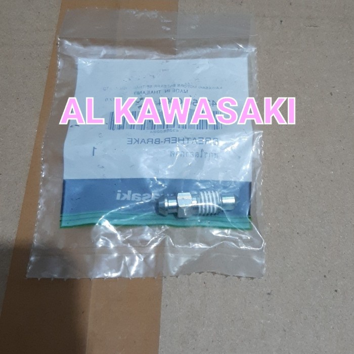 baut baud nepel angin kaliper caliper belakang klx140 klx 140 original Kawasaki