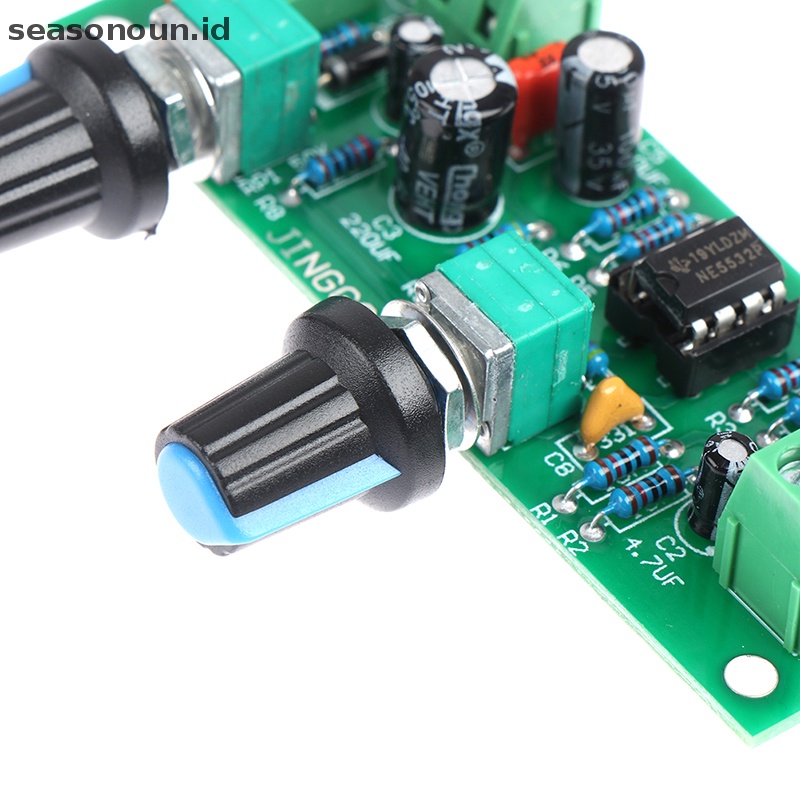 Seasonoun Single supply low pass filter board subwoofer preamp board 2.1 channel DC10-30V.