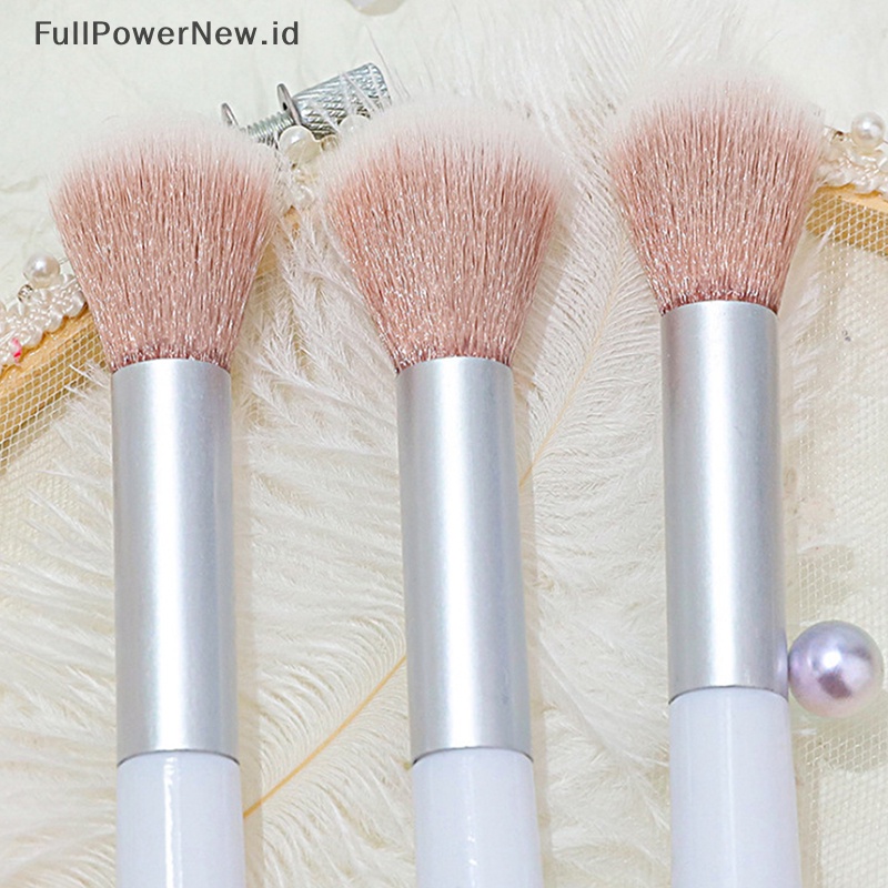 Power 3Pcs Set Kuas Makeup Profesional Foundation Blusher Brush Makeup Kosmetik ID