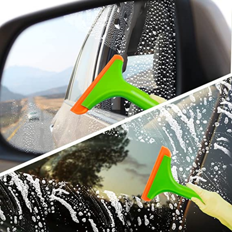 1pc Squeegee Kaca Mobil Multifungsi/Windshield Scraper Wiper Cuci Air Flexible Silicone Scrapers Auto Cleaning Tool