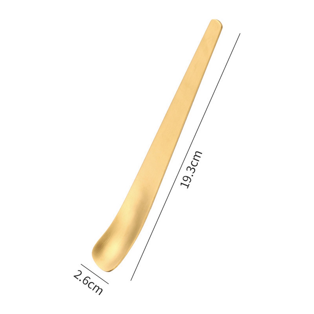 High Quality Stainless Steel Spoon Gold+silver Sendok Pengaduk Kopi Meja Dessert Alat Makan Sendok M/L