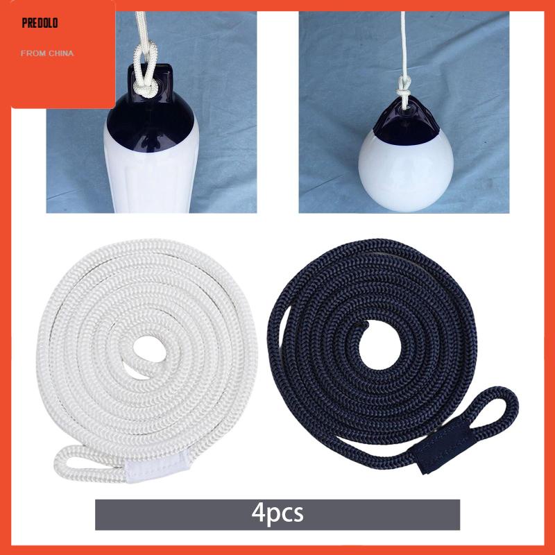 [Predolo] 4pcs Bumper Line Kepang Ganda Kuat 2M Untuk Baris Perahu Pontoon