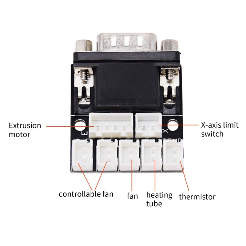 Cre 3D Printer Extrusion Nozzle Kontrol Suhu Pemanas Dengan Motherboard Transmisi Kabel Sinyal VGA Untuk Printe 3D