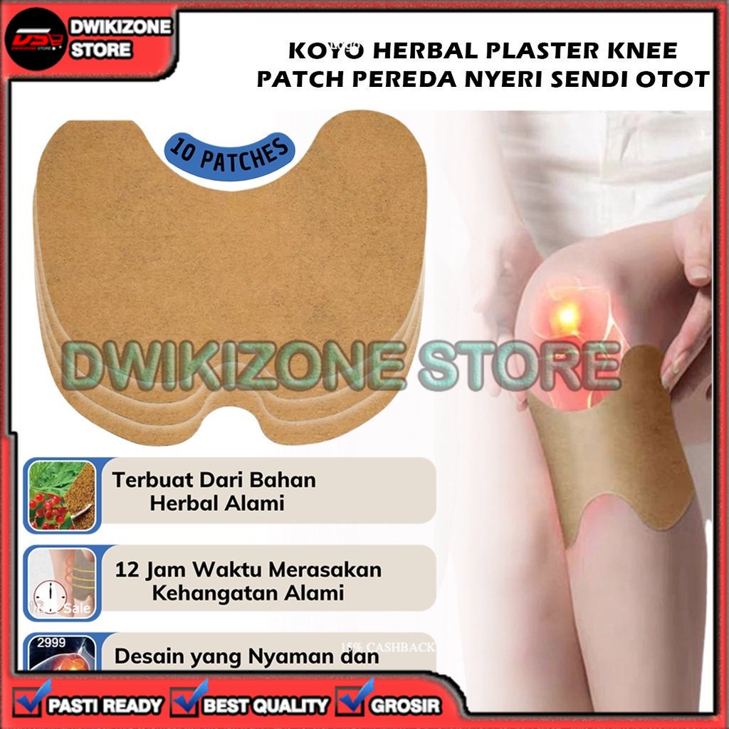 [DZS] STIKER PLASTER TEMPEL KOYO DENGKUL KAKI DETOX PENGHILANG NYERI PEGAL LINU