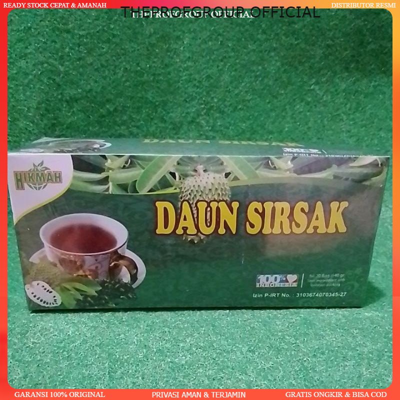 

Teh Celup Daun Sirsak Hikmah Isi 20