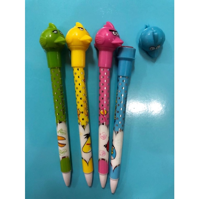 

pensil mekanik kepala stempel angry bird satuan -ZilOngSEll