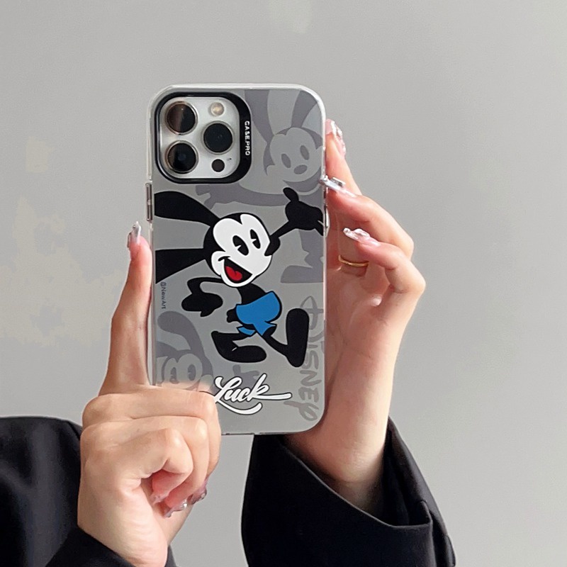 Rich Mickey Donald Duck Soft Case HP iP iPhone 14 13 12 Pro Max 11 Disney Matte FTD Casing Apple