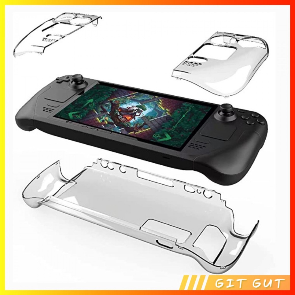 Steam Deck Crystal Clear Protective Case Casing Cover Mika