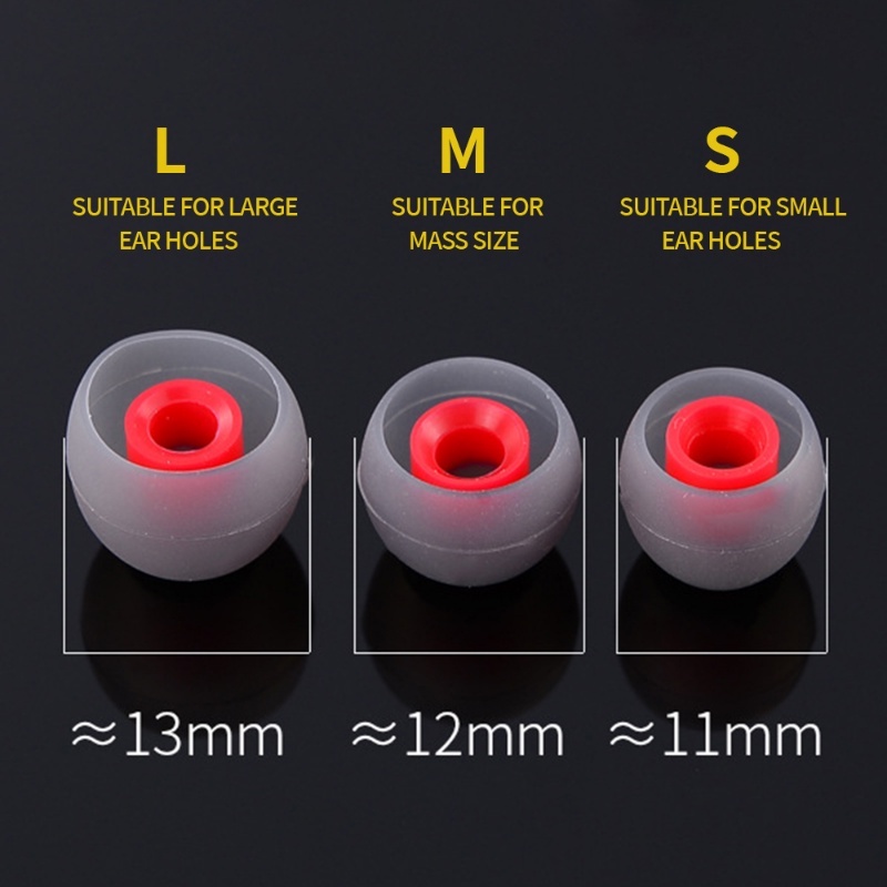 6pcs/3pasang Baru Universal Dilepas Anti-Alergi Lembut S/M/L In-ear Headset Earbuds Portable Nyaman Pengganti Earphone Silikon Shockproof Eartips