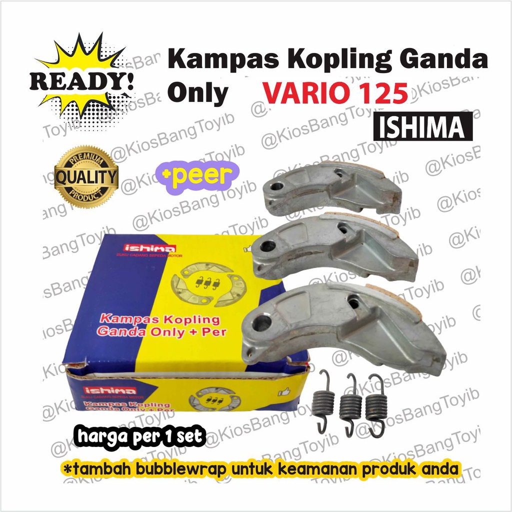 Kampas Kopling Ganda Only Honda VARIO 125 (Ishima)