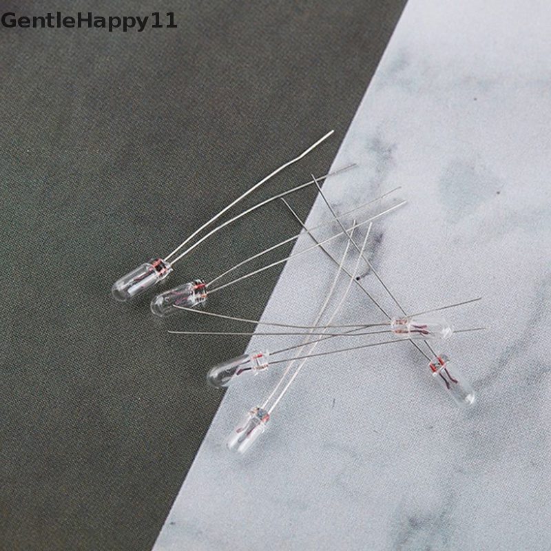 Gentlehappy 25PCS 5mm 4mm 3mm Clear 12V Mini Bulb of Wheat Rice Bulbs Switch Button Bulbs id