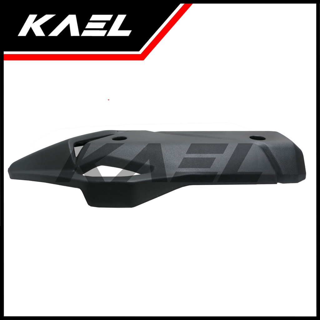 Cover Knalpot Hitam Polos Model Vario 160 New LED / PCX 160 K1Z 2021-2022  Pelindung Tutup Penutup Tameng Kenalpot Muffler Exhaust