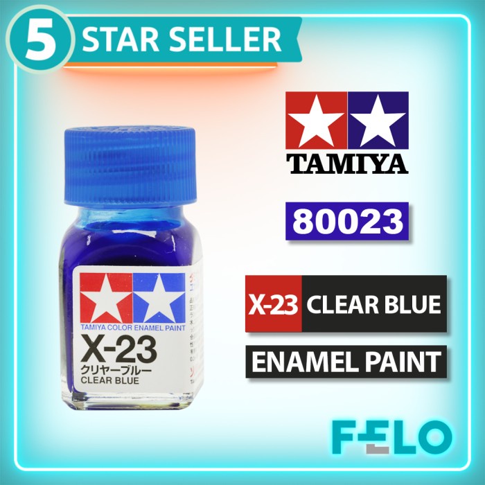 TAMIYA ENAMEL X23 CLEAR BLUE 80023 / TAMIYA X 23