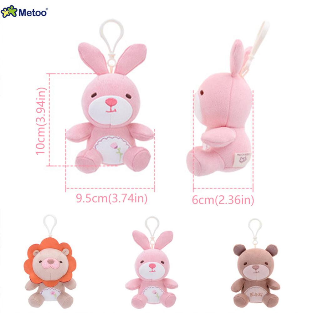 Timekey Metoo Boneka Mini Plush Untuk Mainan Anak Tas Liontin Mainan Untuk Anak Perempuan Ulang Tahun Natal Kartun Mainan H4S3