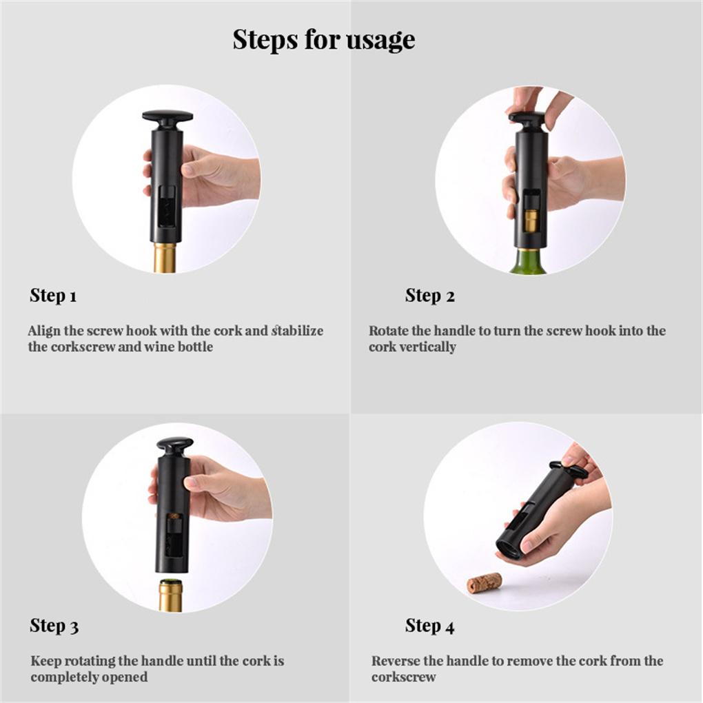 Wine Opener Botol Corkscrew Cork Remover Foil Slicer Kitchen Bar Alat Rumah Peralatan Dapur Dewasa Untuk Pesta Pernikahan Perjamuan