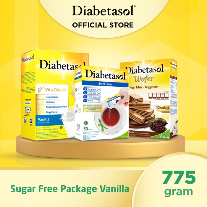 

Promo Terjangkau Diabetasol Sugar Free Package Vanilla