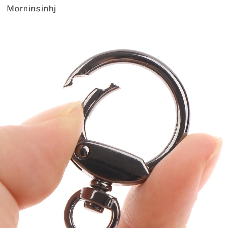 Mornin 5Pcs Penjepit Logam Carabiner Spring Style Rotag Gantungan Kunci Lobster Lock Clip id