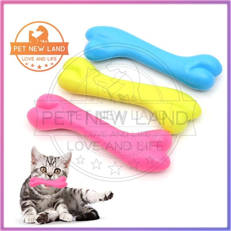 Mainan Kucing Anjing Model Tulang Tahan Gigit Mainan Gigitan Pembersih Gigi Anjing Pet Toys Mainan Hewan Peliharaan