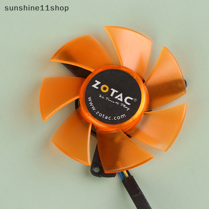 Sho 1Pc 47MM Ultra Tenang Kartu Grafis Lubang Pitch 39MM 12V 4Pin Silent Cooling Fan N