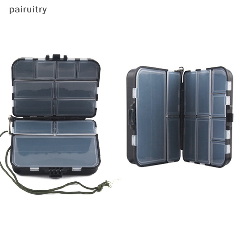 Prt Mini Tempat Penyimpanan Flying Fishing Tackle Box Memancing Sendok Kait Umpan Kotak Penyimpanan Aksesoris Pancing PRT