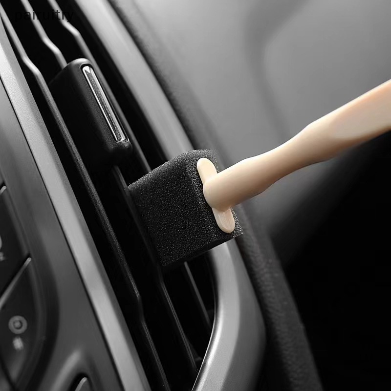 Prt 1Pc Sikat Spons Ventilasi Ac Mobil Car Grille Cleaner Detailing Brush PRT