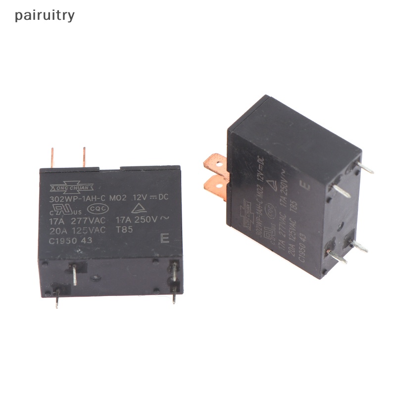 Prt 2pcs Relay 12V 302WP-1AH-C M02 12VDC 4pin Untuk Microwave Oven PRT