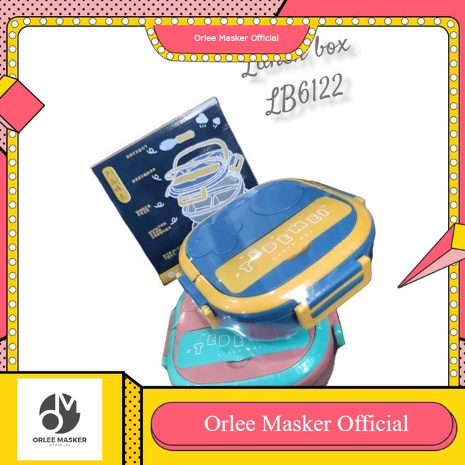 KOTAK MAKAN SET PREMIUM 3 SEKAT TEDEMEI / kotak makan anak ekslusif 3 compartmen original / kotak makan stainless anti bocor / KOTAK MAKAN BEKAL SEKOLAH ANAK / KOTAK MAKAN EKSKLUSIF / LUNCH BOX KIDS 3 COMPARTMEN / LUNCH BOX STAINLESS TEDEMEI /termos bekal