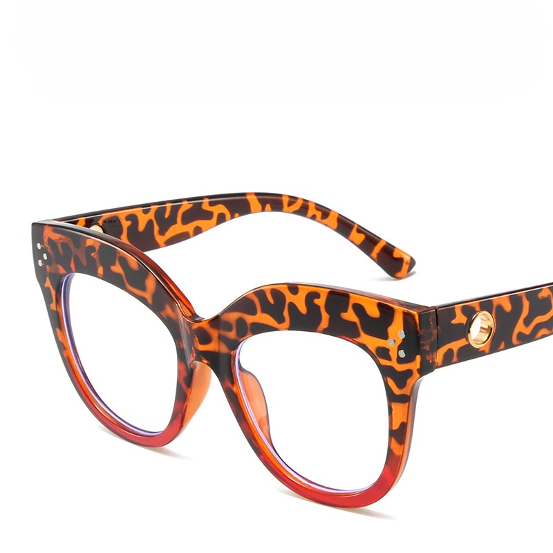 Retro anti-Cahaya Biru Kacamata Bingkai Besar Miding Kacamata Bingkai Kacamata Eropa Dan Amerika