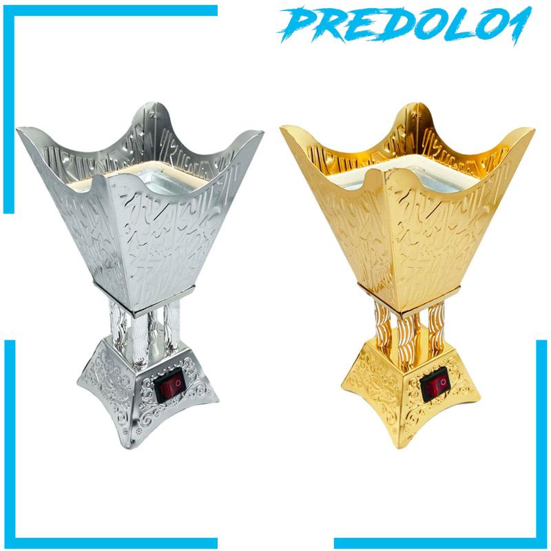 [Predolo1] Burner Holder Elektrik Censer Metal Arab Untuk Kantor Rumah Ruang Tamu