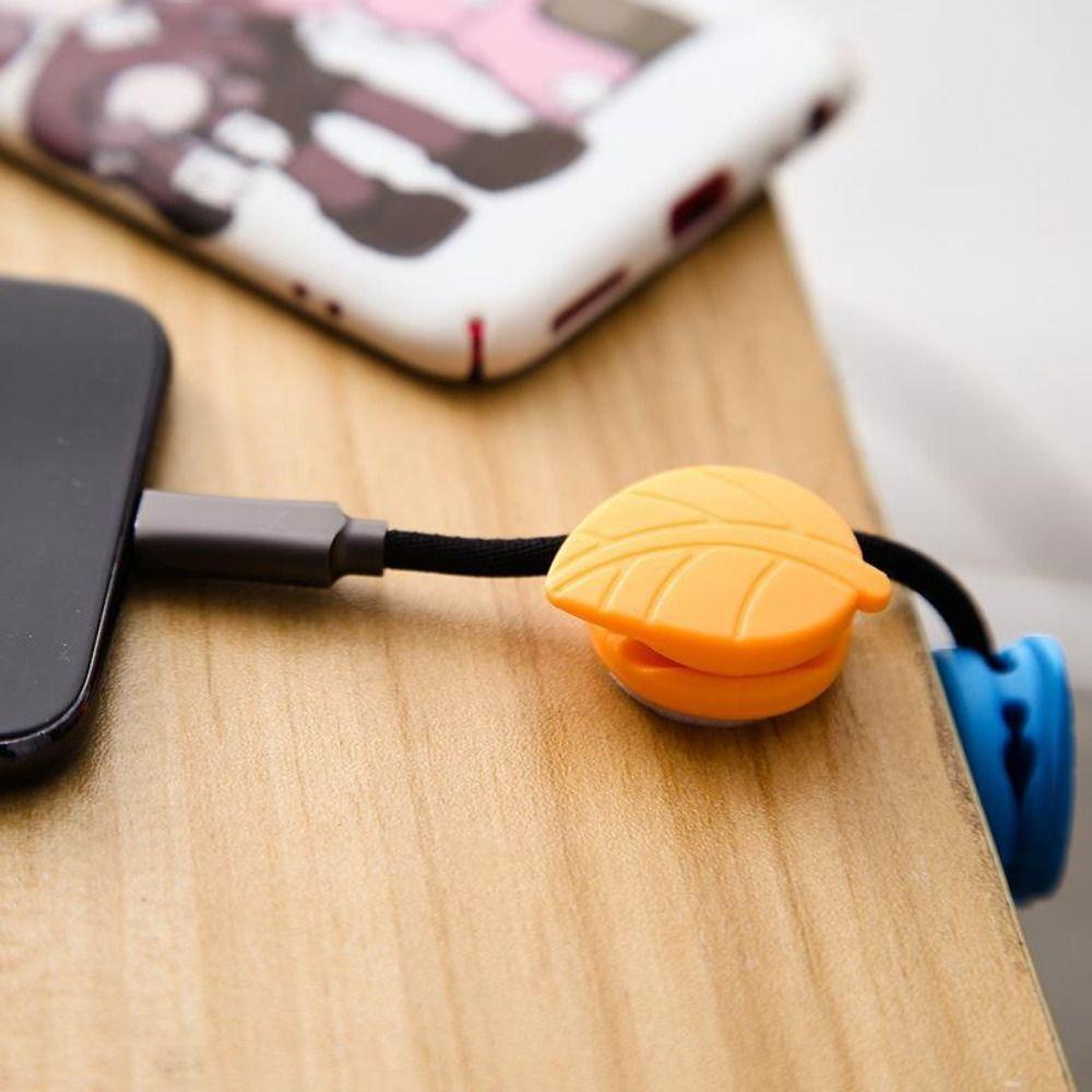 Populer 4pcs Penjepit Kawat Perekat Belakang Kawat Perapih Kawat Perangkat Berliku Kabel Data