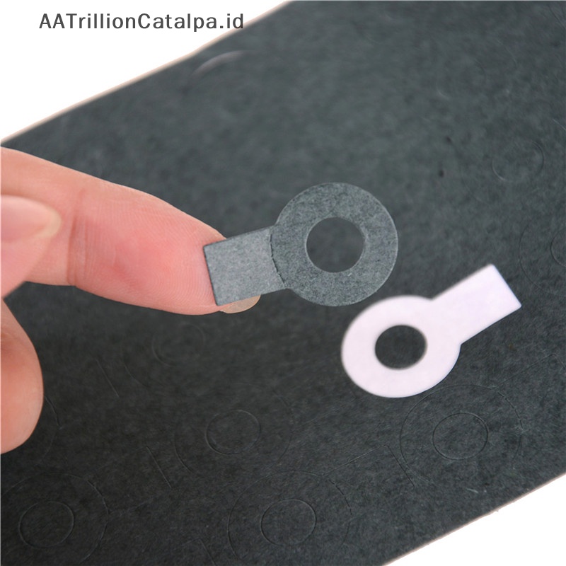 Aatrillioncatalpa 70pcs 18650 Insulag Pad Protection Gasket Kertas Barley Single Pad ID