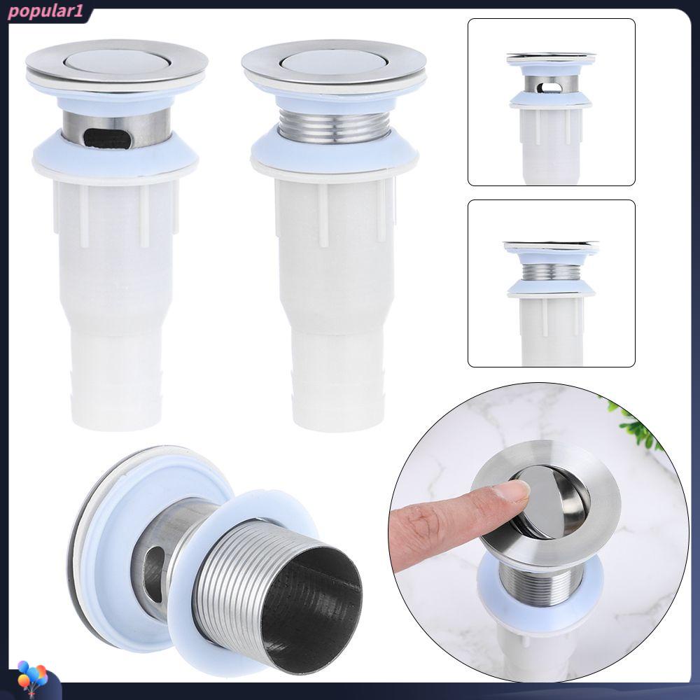 Populer Pembuangan Wastafel Cuci Universal Flap Overflow Desain Lubang Bathtub Stopper