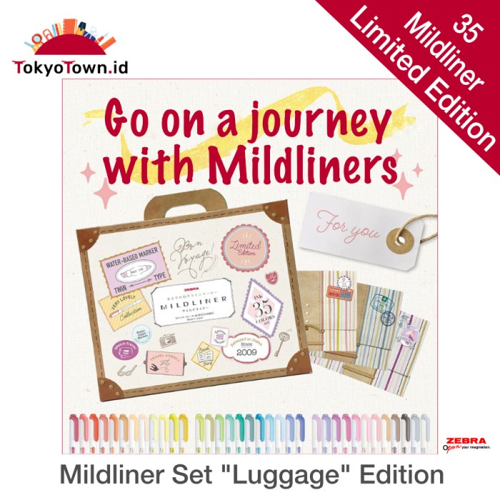 

Zebra Mildliner Highlighter 35 Colors Gift Box Included