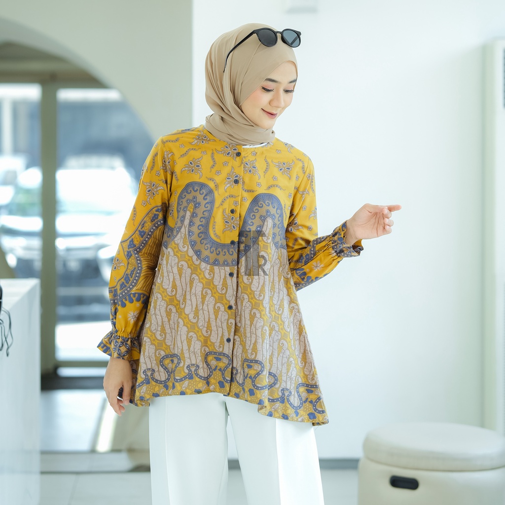 FITTINGROOM11 Blouse Batik -  Harshita Blouse Bunga