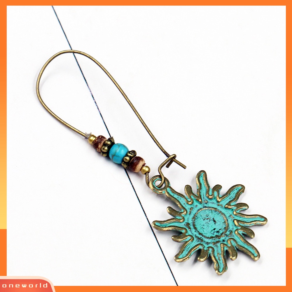 [WOD] Mode Sun Eardrop Tuas Anting Pesona Pesta Prom Wanita Gadis Perhiasan Hadiah