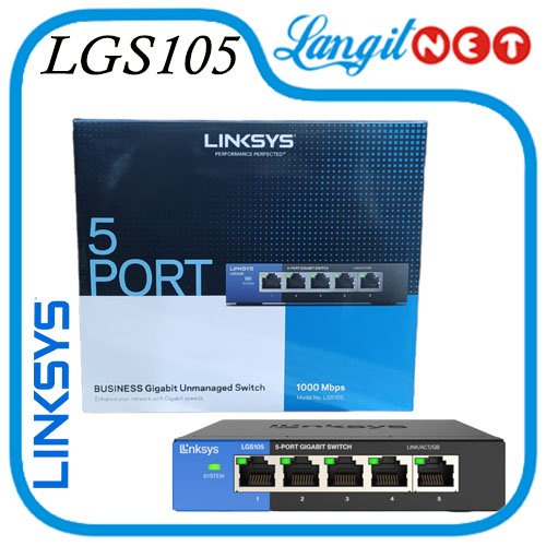 LINKSYS LGS105 5 Port Business Gigabit Switch