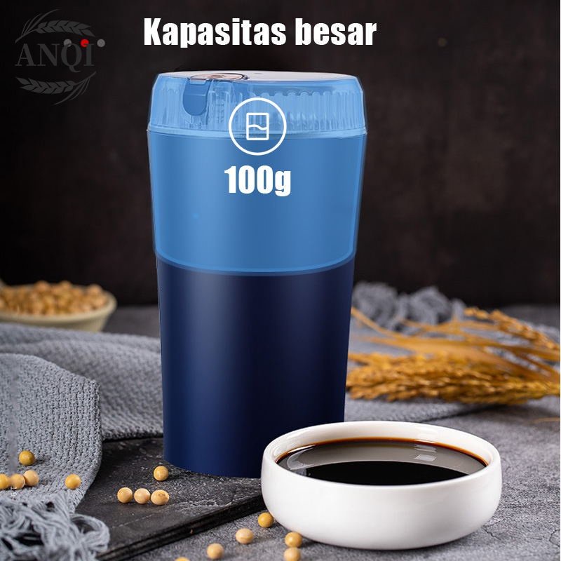 ANQI 1888 Blender Electric Kopi / Blender Chopper Penggiling Biji Beras Kacang Bubuk Kopi Portable Multifungsi Serbaguna VS-1861