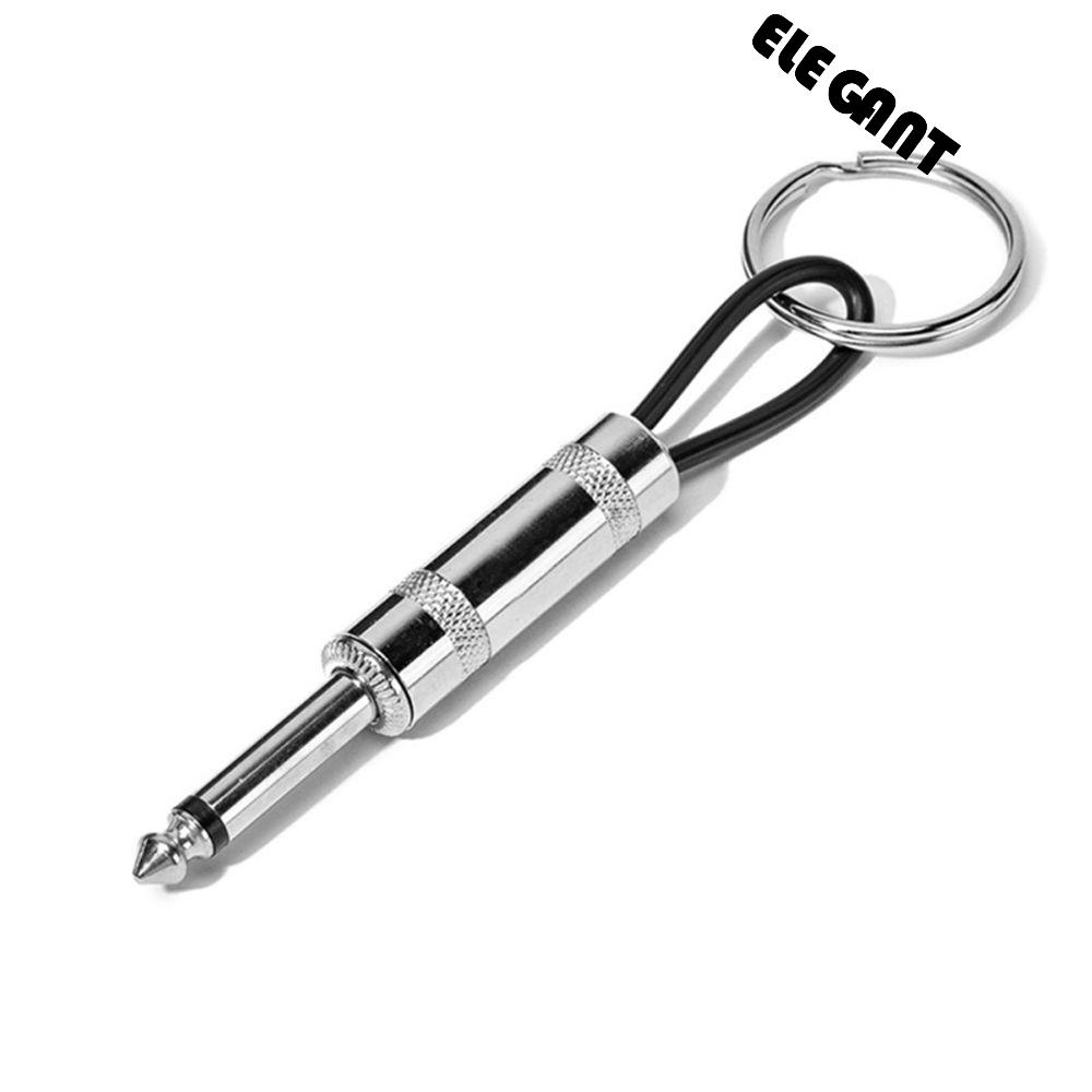 [Elegan] Aksesori Penyimpanan Kunci Stainless Steel Key Ring Keychain Key Storage Box Artefak Gitar Key Holder