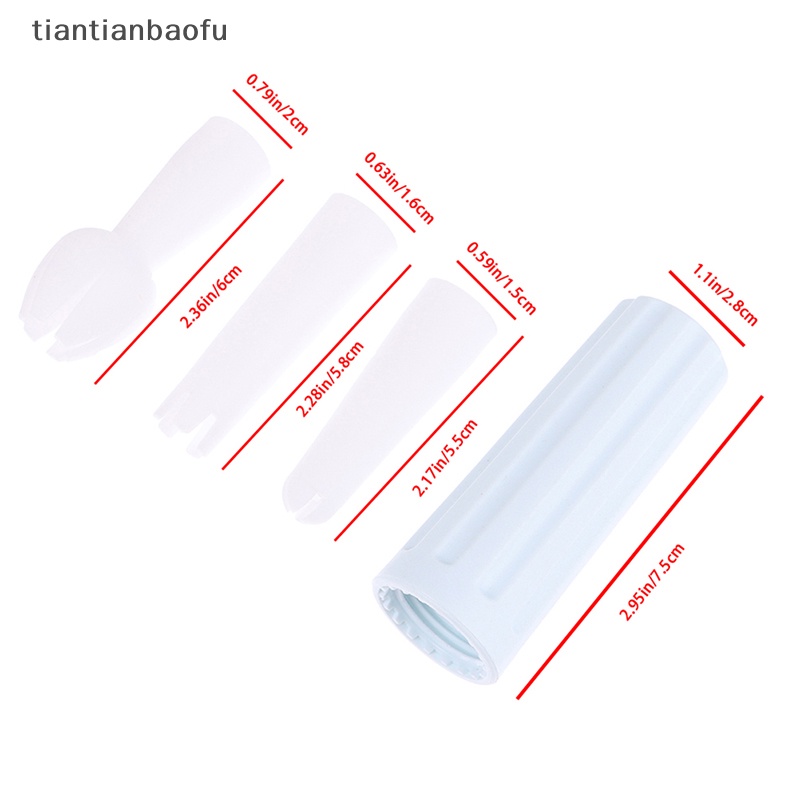 [tiantianbaofu] 1pc Whip Cream Dispenser Part Whipped Tips Moung Mouth Foamer Khusus Kepala Butik