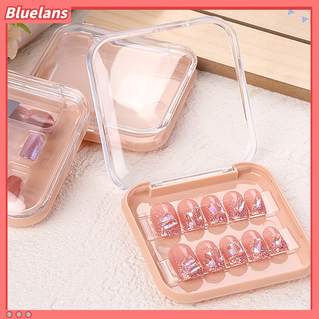 [BLM] Kotak Penyimpanan Nail Art Daya Tahan Tinggi Kapasitas Besar Akrilik Manicure Organizer Case DIY Nail Art Kotak Display Perlengkapan Kuku