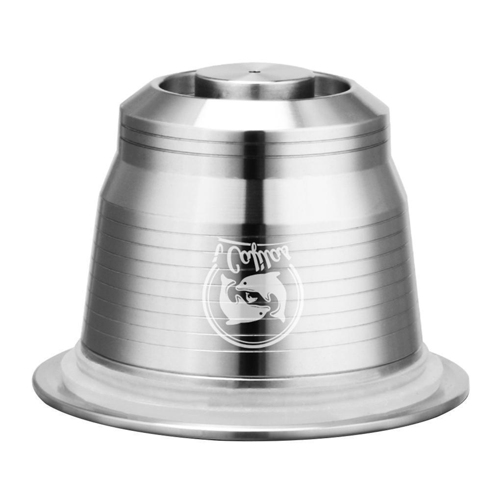 Pod Filter Kapsul Kopi Isi Ulang Dengan Sendok Untuk Nespresso Tanpa Tamper