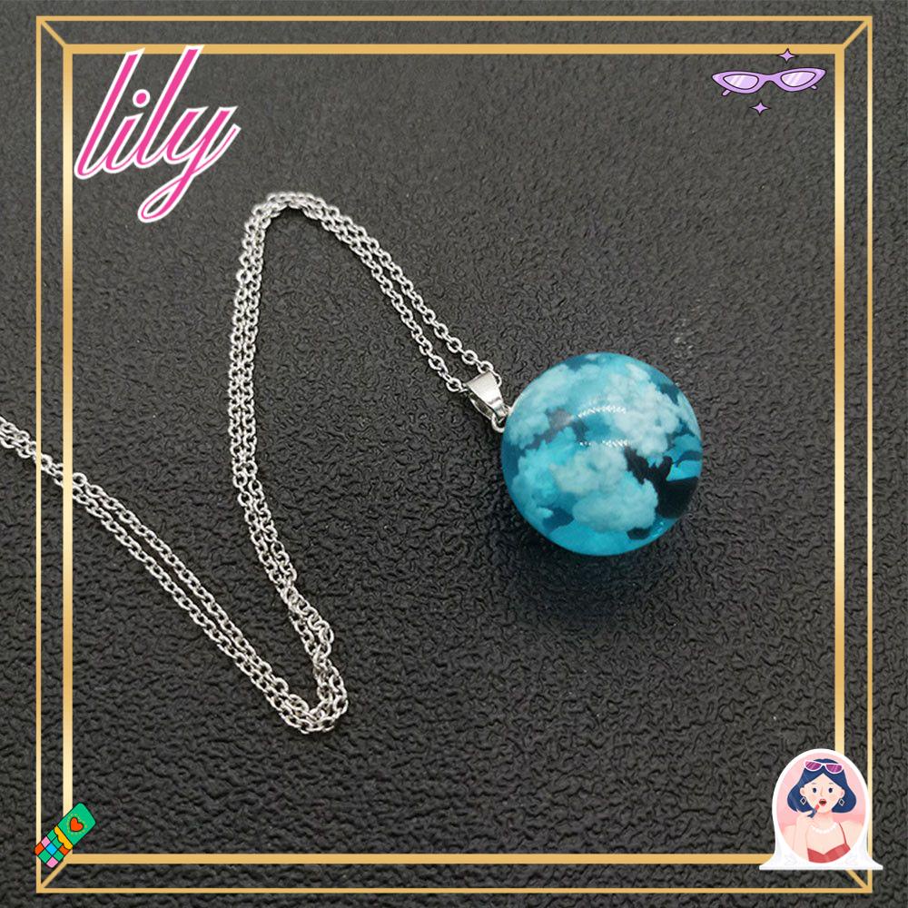 Lily Bola Rould Resin Transparan Dengan Luminous Eagle Little Bird Perhiasan Fashion