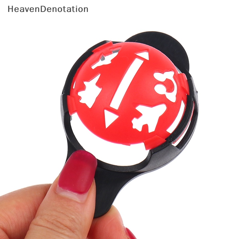 [HeavenDenotation] 6-in-1 Bola Golf Line Liner Marker Template Menggambar Tanda Penyelarasan Alat Tanda HDV