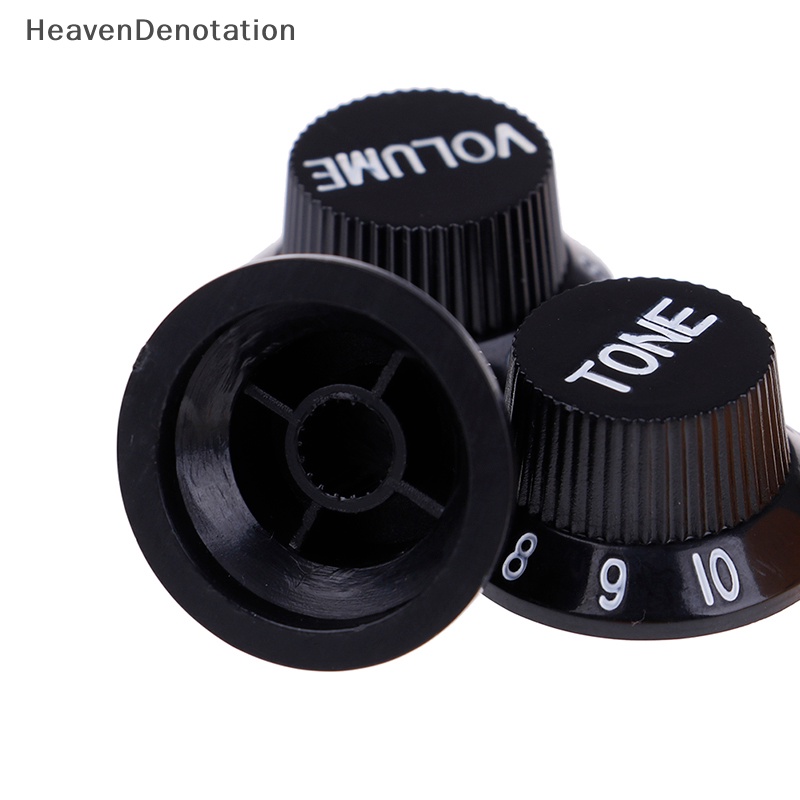 [HeavenDenotation] Guitars strat knob Tombol Kontrol 1-Volume 2-Tone Untuk Gitar HDV