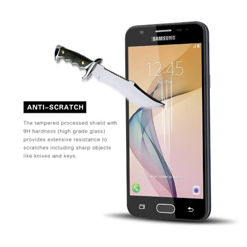 Tempered glass samsung j5 J500/ j5 prime Anti Gores Samsung Bening Transparant bening