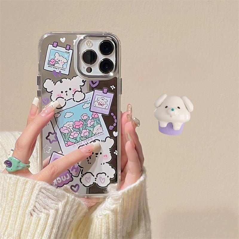 Cocok Untuk Iphone14 Pro Max iPhone Phone Case Permukaan Cermin Kamera Perlindungan Shockproof Kuat Kompatibel Dengan Iphone13 13pro 13prm iPhone 11 7Plus 8Plus Xr XS 12 Pro Max Phone Case